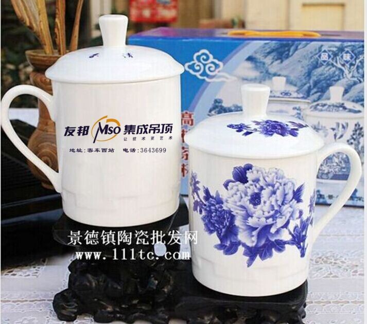 陶瓷茶杯客户定制样品图片