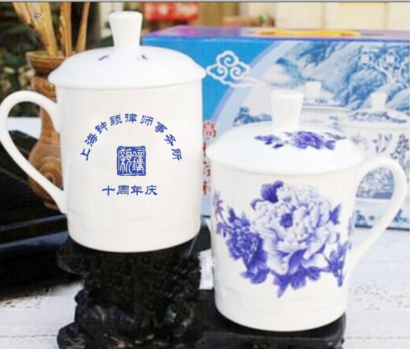 陶瓷茶杯客户定制样品图片