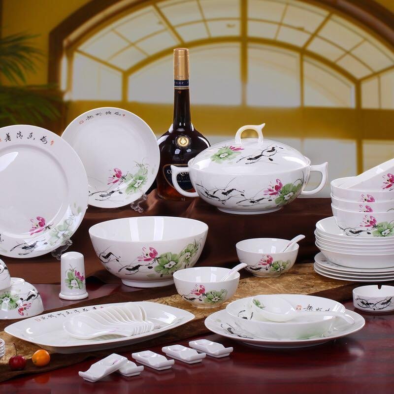 景德镇陶瓷高温手绘餐具