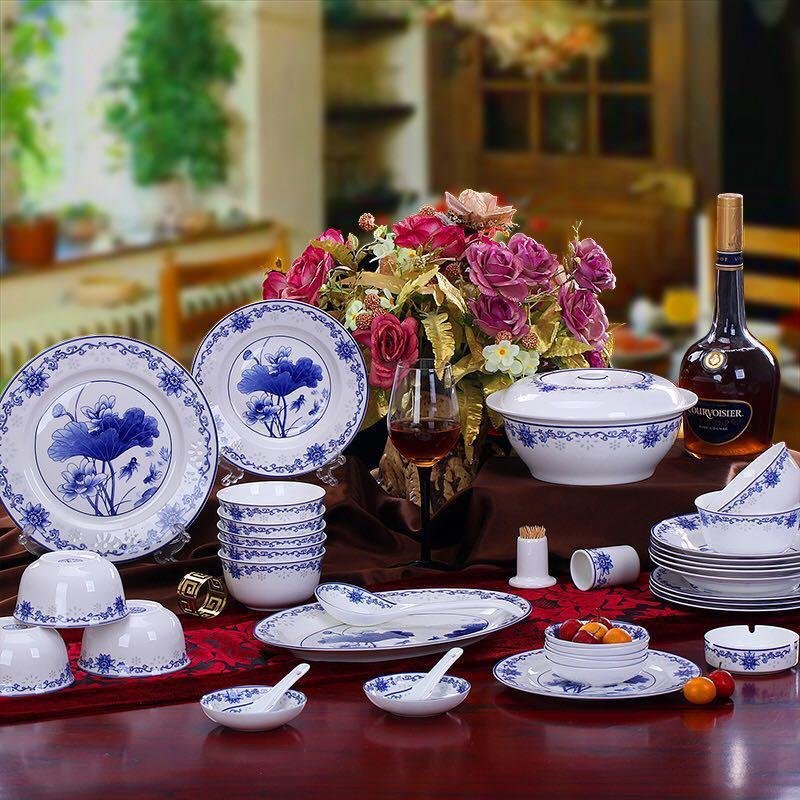 景德镇陶瓷高温手绘餐具