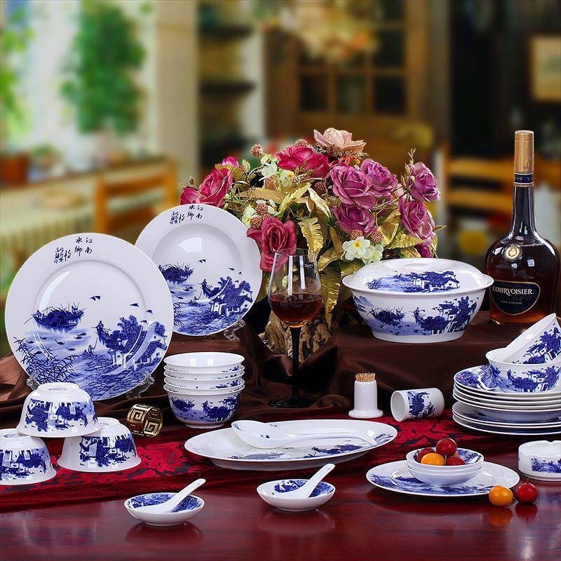 景德镇陶瓷高温手绘餐具