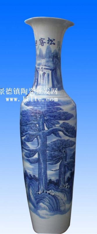 陶瓷落地大花瓶大盘定做