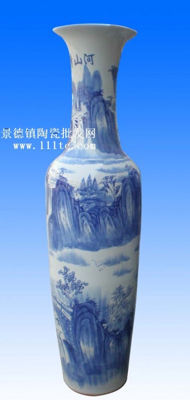 陶瓷落地大花瓶大盘定做