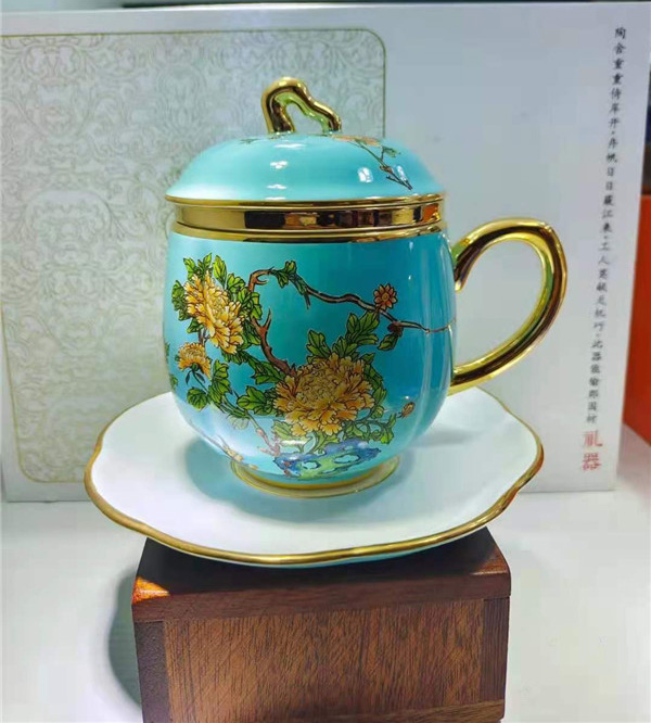陶瓷茶杯保温杯定做