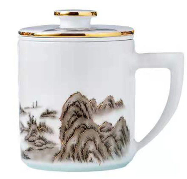 陶瓷茶杯保温杯定做