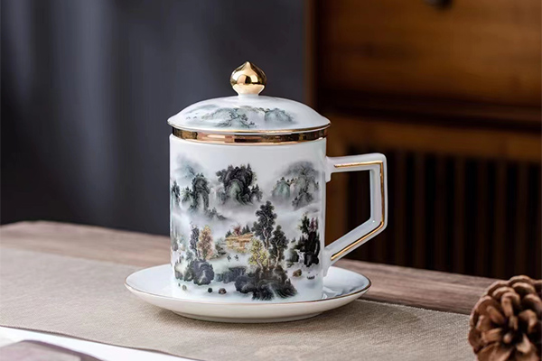 陶瓷茶杯保温杯定做