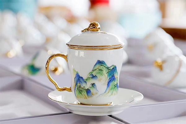 陶瓷茶杯保温杯定做
